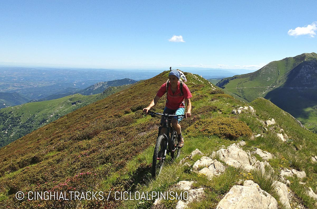 Via dei cannoni in MTB in Val Corsaglia