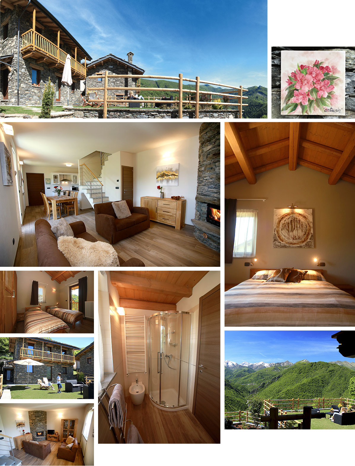 Chalet Artusin, Chalets Mongioie Pra di Roburent, Cuneo, Piemonte, Piedmont, Italia :: Chalet di montagna